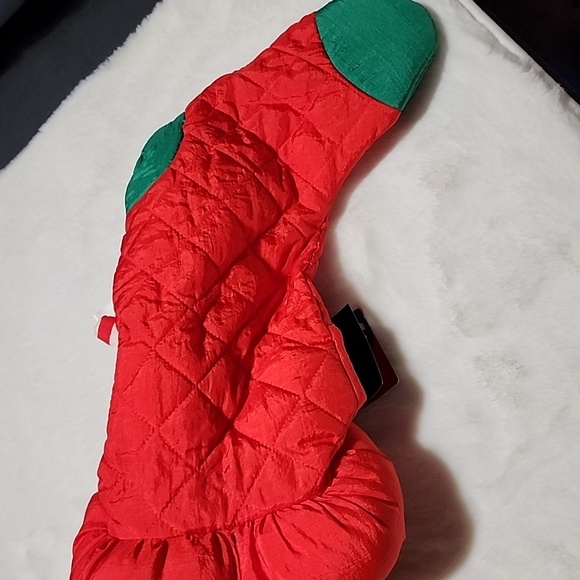 CHRISTMAS STOCKING NEW WITH TAGS  REINDEER / JINGLE BELLS 🔔 - Picture 8 of 9